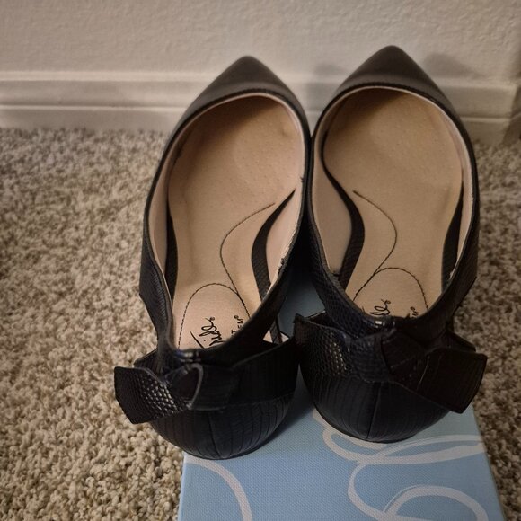 LifeStride Quicken Black Flats, new in box, 10M - Picture 3 of 3